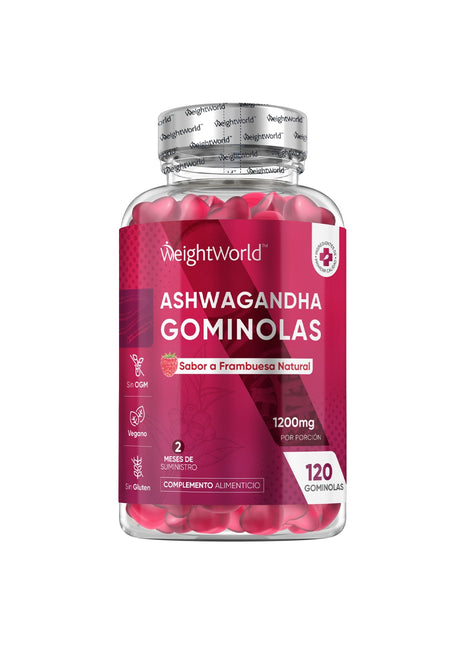 WeightWorld Ashwagandha 1200mg 120 Gominolas