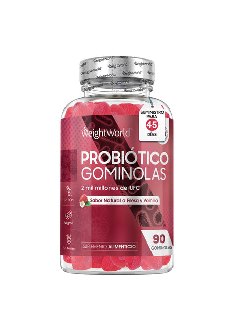 WeightWorld Probióticos en Gominolas - 90 gominolas