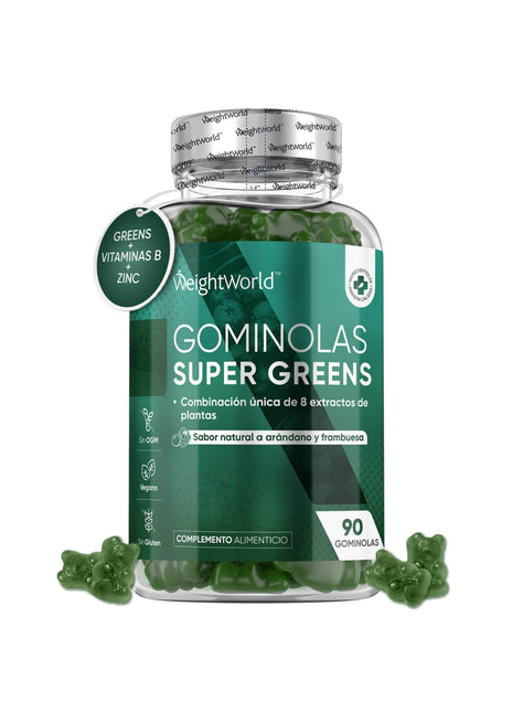 WeightWorld Super Greens - 90 gominolas