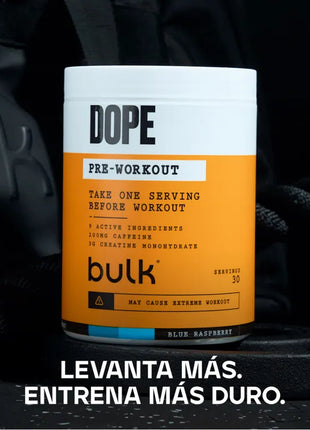 Dope Pre-Workout Bulk 510 g – Preentreno con cafeína