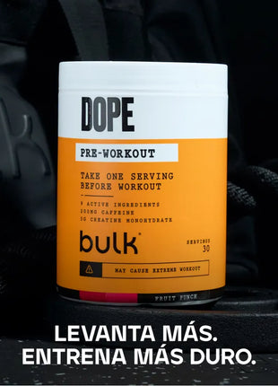 Dope Pre-Workout Bulk 510 g – Preentreno con cafeína
