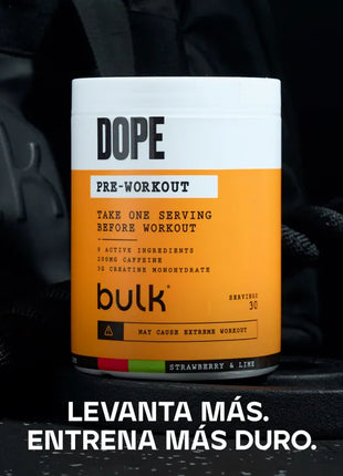 Dope Pre-Workout Bulk 510 g – Preentreno con cafeína