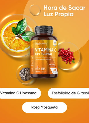 Vitamina C Liposomal | 1000 mg |  180 Cápsulas