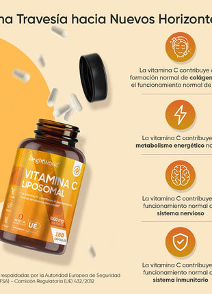 Vitamina C Liposomal | 1000 mg |  180 Cápsulas