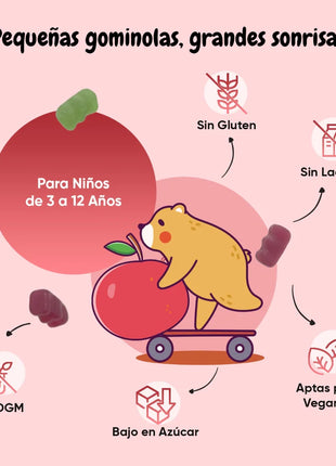 Gominolas de Citrato de Magnesio para Niños 727 mg - 90 Gummies