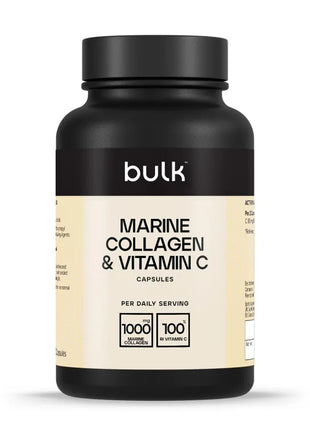 Colágeno Marino y Vitamina C Bulk 500 mg – 180 cápsulas