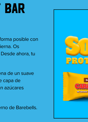Barrita Barebells Soft Caramel Choco 55gr