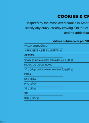 Barrita Barebells Cookies & Cream 55gr
