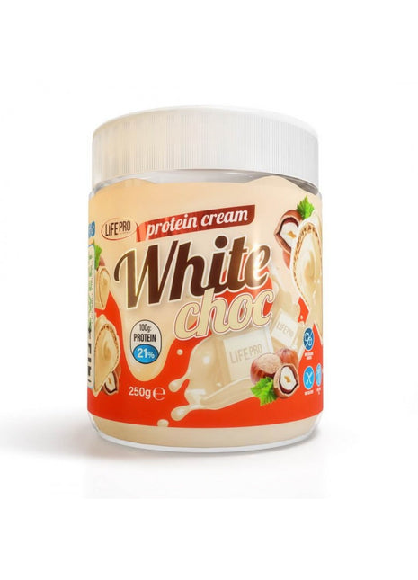 Crema de proteína chocolate blanco