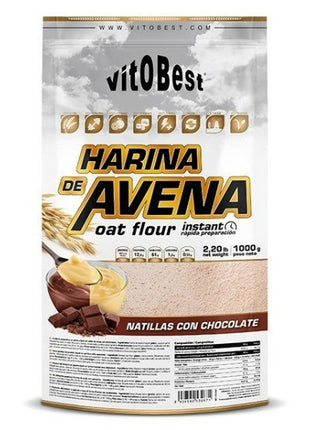 Harina de avena natillas con chocolate