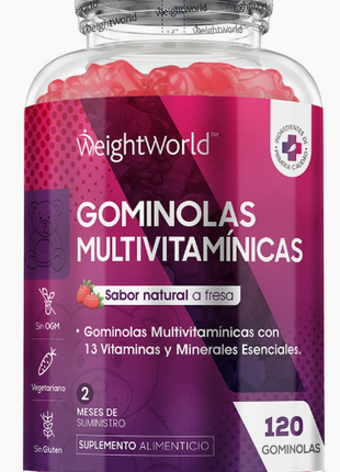 WeightWorld Gominolas Multivitaminas - 120 gominolas