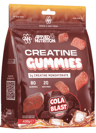 Creatina en gominolas 400g 20 serv