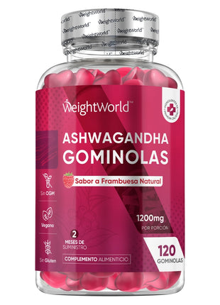 WeightWorld Ashwagandha 1200mg 120 Gominolas