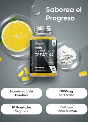 WeightWorld Gominolas de Creatina - 90 gominolas