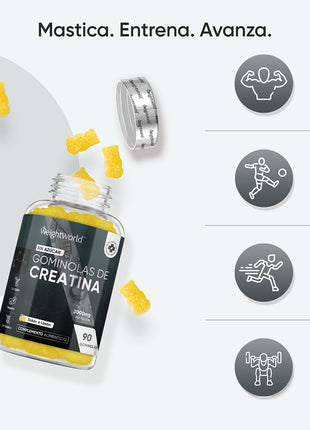 WeightWorld Gominolas de Creatina - 90 gominolas