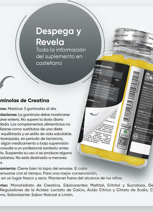 WeightWorld Gominolas de Creatina - 90 gominolas