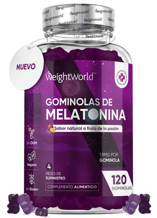 WeightWorld Melatonina - 120 gominolas