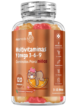 Maxmedix Multivitaminas para niños - 120 gominolas