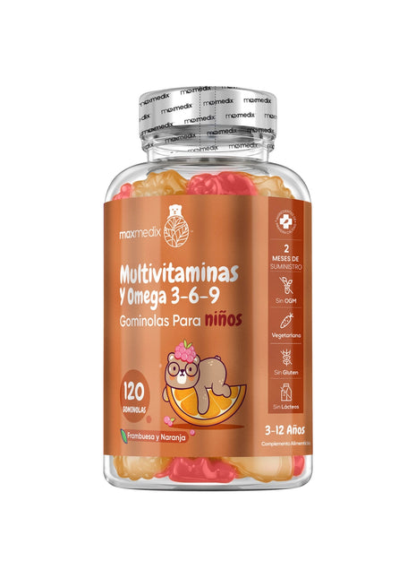 Maxmedix Multivitaminas para niños - 120 gominolas