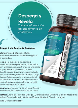 WeightWorld Aceite de Pescado Omega 3 2000 mg - 240 cápsulas