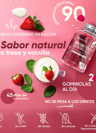 WeightWorld Probióticos en Gominolas - 90 gominolas