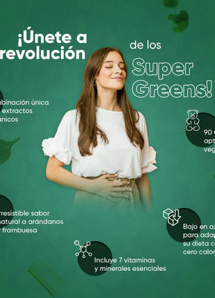WeightWorld Super Greens - 90 gominolas