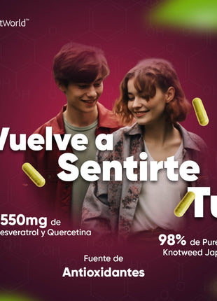WeightWorld Trans Resveratrol con Quercetina - 120 cápsulas