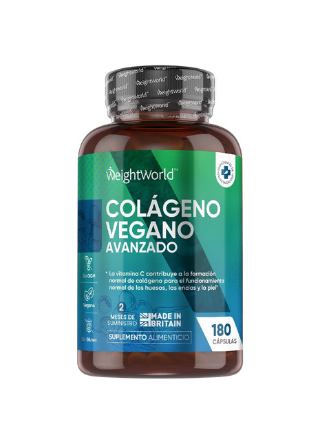 WeightWorld Colágeno Vegano Avanzado - 180 cápsulas