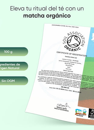 Té Matcha Ceremonial Orgánico | 100 g