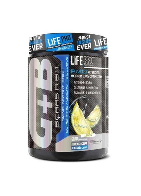 Life pro bcaa glutamina ajinomoto 300 limon