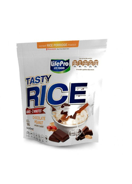 life pro tasty rice 1kg chocolate peanut
